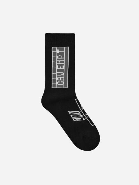 Cav Empt Logo Socks Black