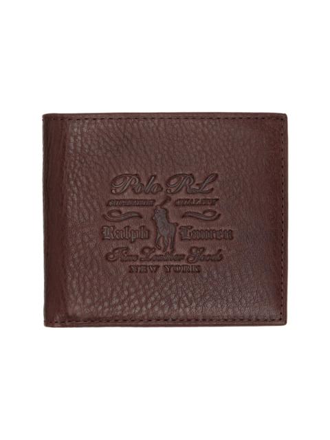 Polo Ralph Lauren Brown Leather Billfold Wallet