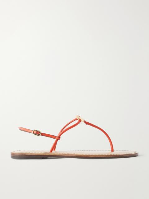 AMANU The Naivasha Embellished Leather Sandals
