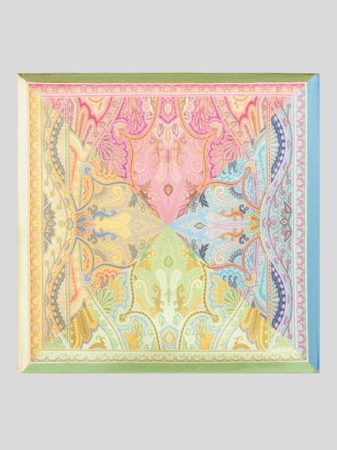 Etro PRINTED SILK POCKET SQUARE
