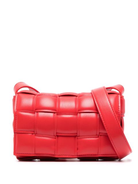 Bottega Veneta red Padded Cassette leather cross body bag