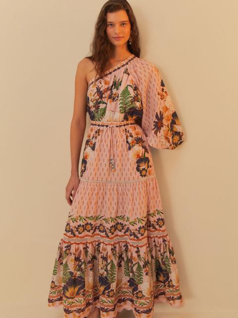FARM RIO Pink Dream Garden Maxi Dress