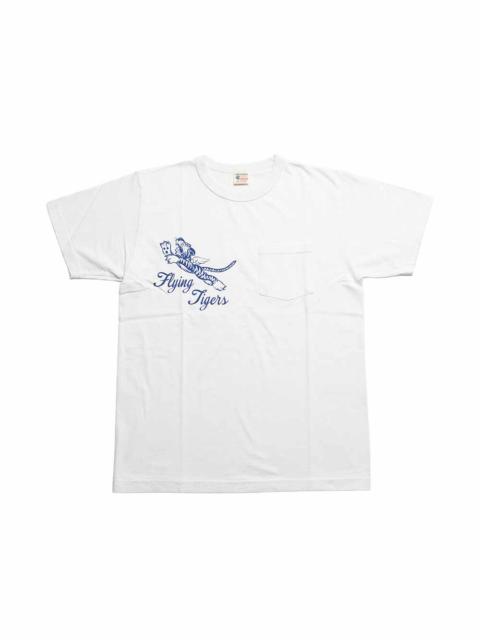 Buzz Rickson's S/S POCKET T-SHIRT - FLYING TIGERS - BR79709