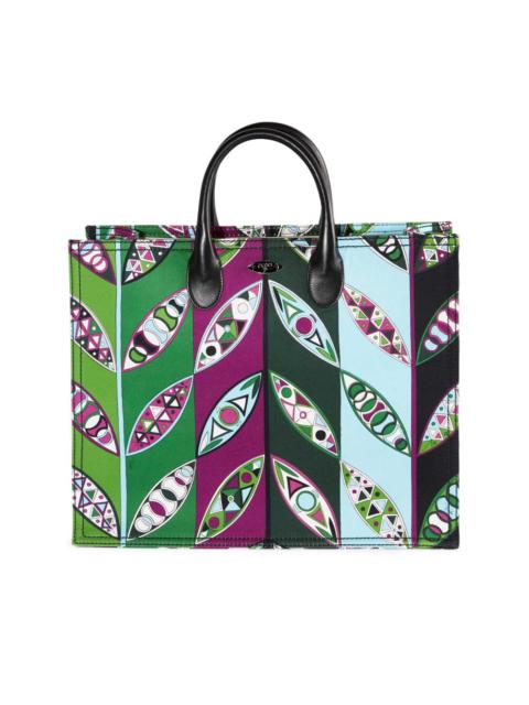 PUCCI Girandole-print canvas tote bag