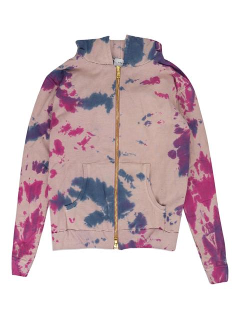 Rhude Peach Tie Dye Zip-Up Hoodie "Pink" 00537 10004RPTDZU GREY