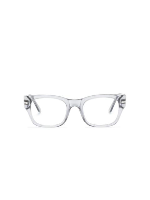 Persol transparent square-frame glasses