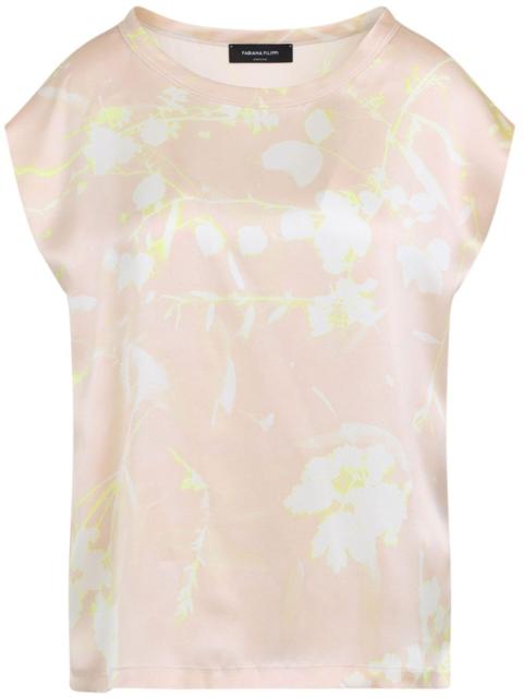FABIANA FILIPPI printed silk blouse