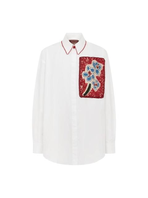 ALÉMAIS Scarlet Embellished Shirt