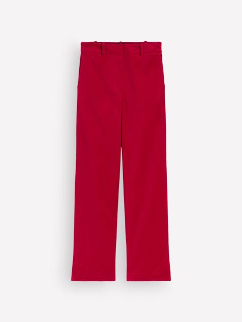 BODEN Canonbury Velvet Pants-Savvy Red