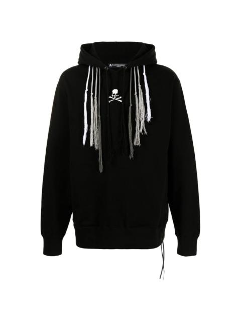 logo-print tassel-detail hoodie