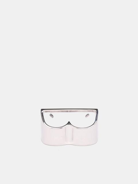 Maison Margiela Silver Four Stitches Ring