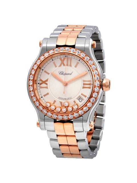 Chopard Chopard Happy Sport Silver Guilloche Dial Ladies Watch 278559-6004