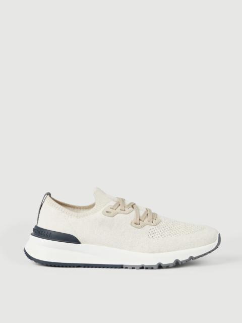 Brunello Cucinelli Cotton chiné knit runners