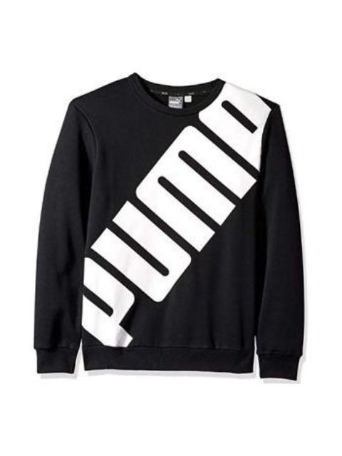 PUMA PUMA logo Printed Sports Pullover Fleece Black 855069-01
