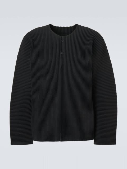 ISSEY MIYAKE Monthly Colors pleated Henley shirt