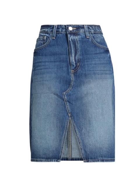 L'AGENCE Women's Tylee Denim Knee-Length Skirt - Brentwood