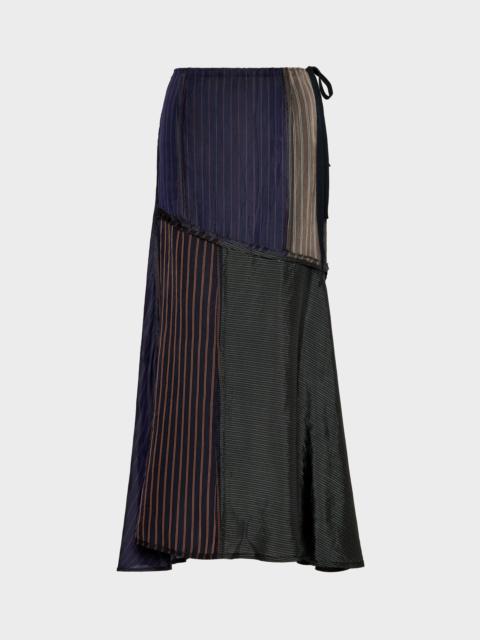 Maison Margiela Patchwork Long Skirt