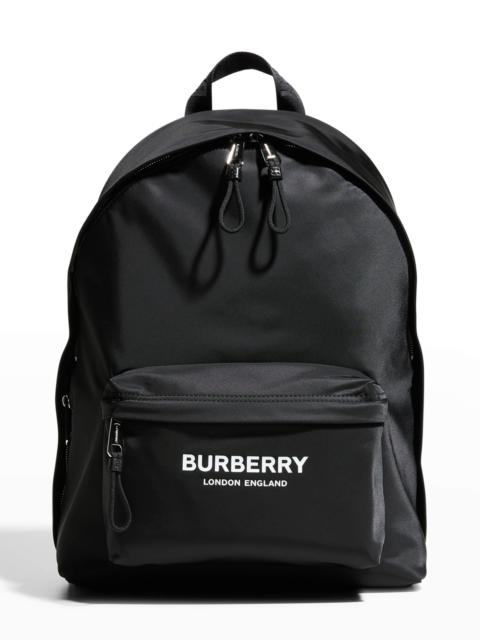 Burberry Men's Nylon Logo Backpack
