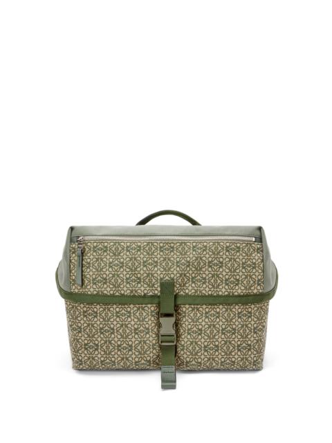 Loewe Postman Messenger in Anagram jacquard and canvas