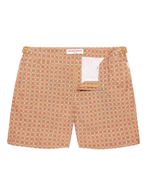 ORLEBAR BROWN Bulldog geometric-pattern swim shorts