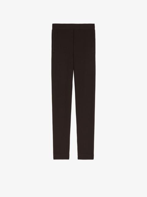 Givenchy SLIM FIT LEGGINGS IN WAFFLED KNIT