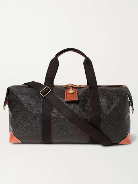 Medium Clipper Pebble-Grain Leather Holdall