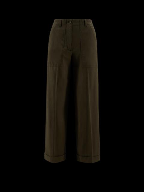Moncler Cotton Poplin Pants