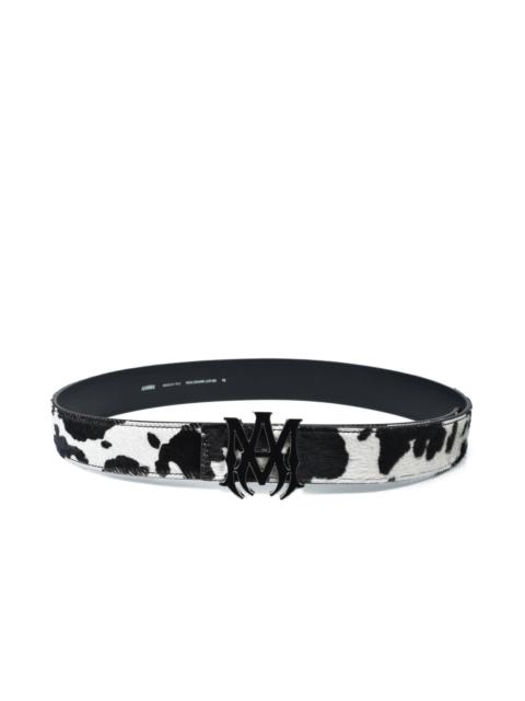 AMIRI MA COW 4CM BELT / D.BRW