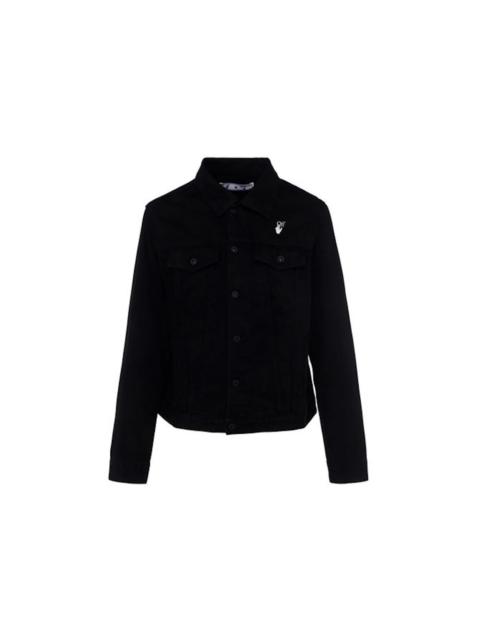 Off-White OFF-WHITE Mona Lisa Denim Jacket Black