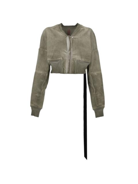 Rick Owens DRKSHDW Flight cropped jacket