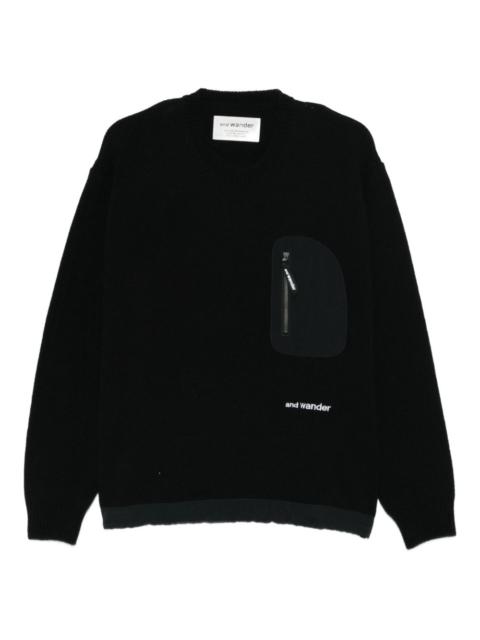 and Wander zip-pocket sweater
