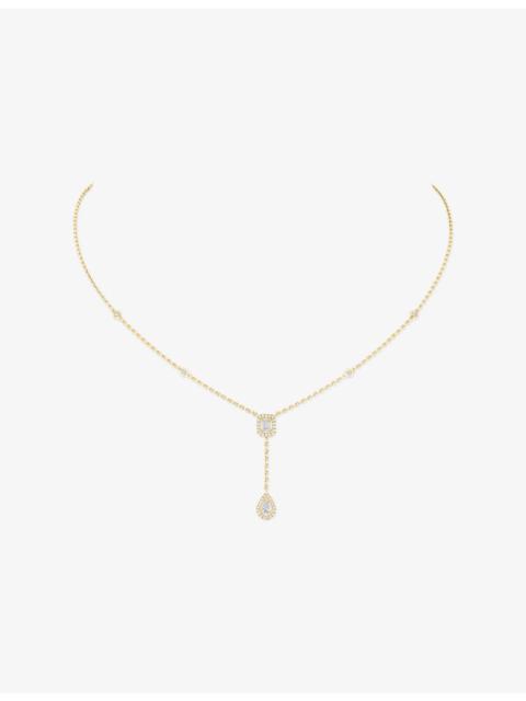 MESSIKA My Twin Tie 18ct Gold And 0.36ct Diamond Necklace