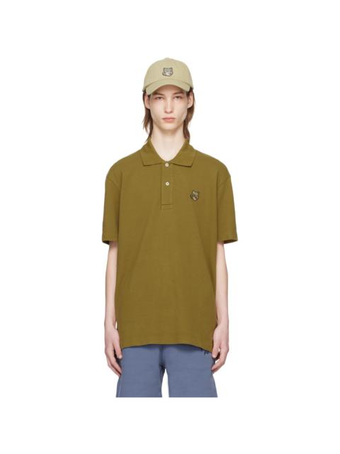 Maison Kitsuné logo-appliqué 코튼 폴로 셔츠