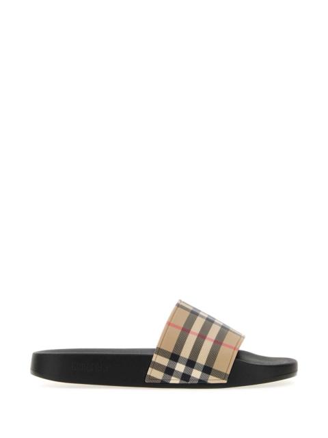 Burberry Burberry Furley Slide — Beige