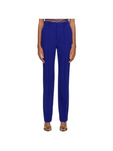 Yuzefi Blue Classic Tailored Trousers