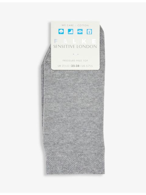 FALKE Sensitive London ankle-rise stretch-cotton socks