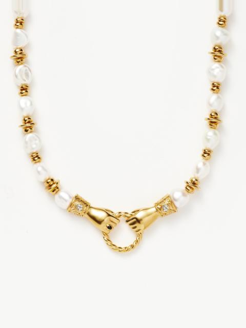 MISSOMA Harris Reed In Good Hands Chunky Beaded Gemstone Necklace