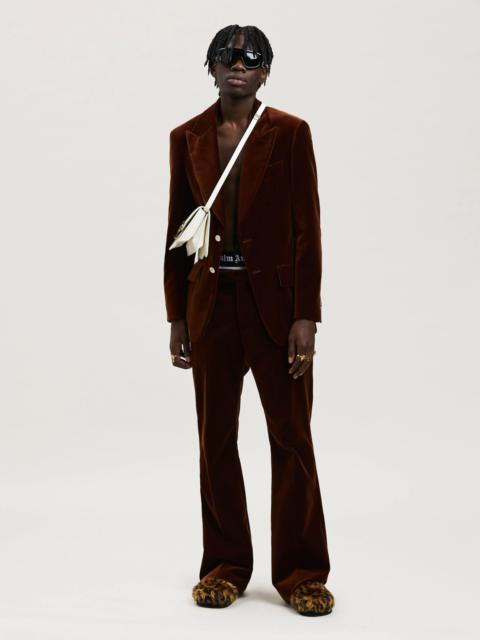 Palm Angels VELVET SUIT BLAZER