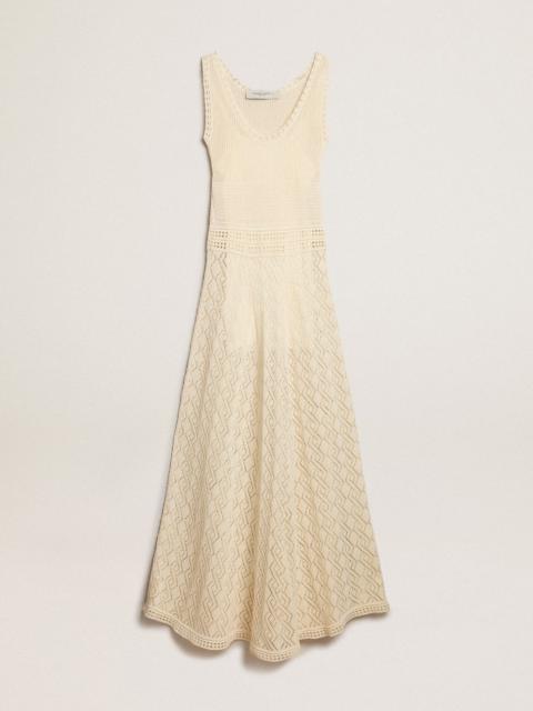 Golden Goose Ecru-colored tank dress