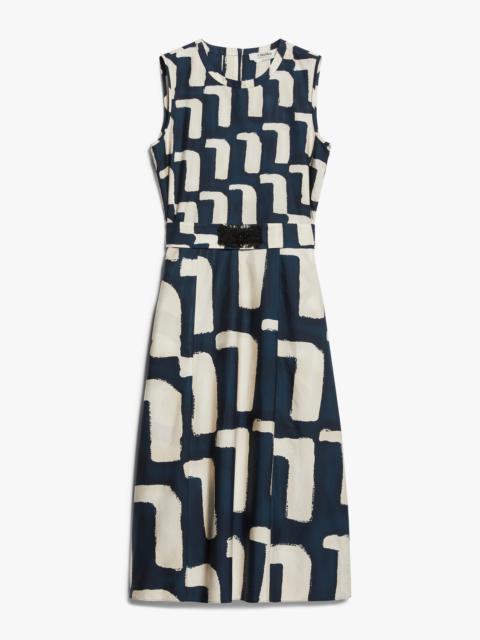 'S Max Mara DIORAMA Dress in printed poplin