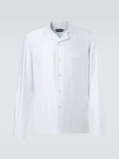 TOM FORD Striped silk shirt