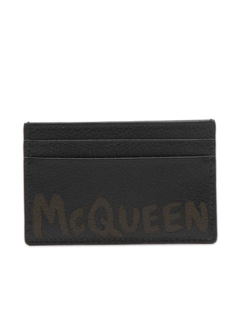 Alexander McQueen Alexander McQueen Graffiti Logo Card Holder