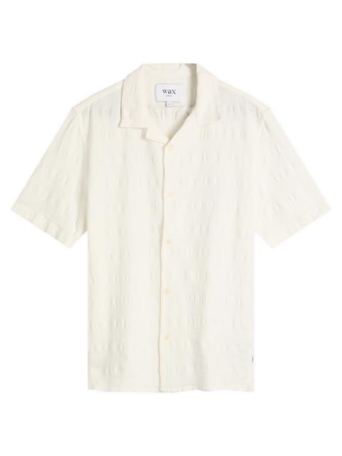 Wax London Wax London Didcot Seersucker Waffle Vacation Shirt