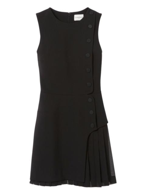 Claudie Pierlot button-detail pleated dress