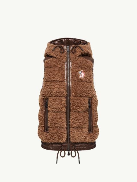 Moncler Grenoble Teddy Hooded Insulated Vest
