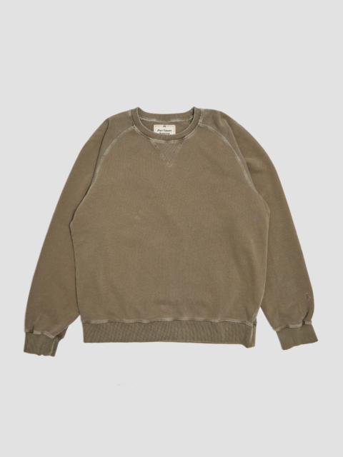 Nigel Cabourn Embroidered Arrow Crew in USMC Green