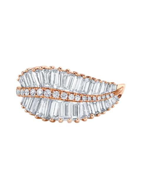 ANITA KO Sideways Palm Leaf Diamond Ring