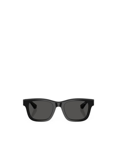 Burberry faceted square-frame sunglasses