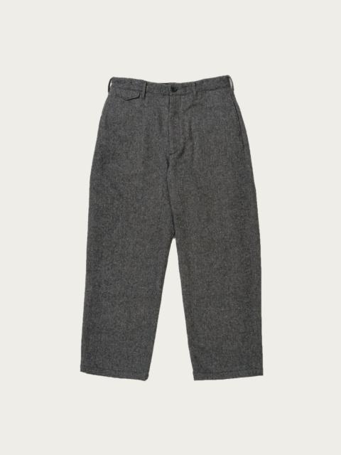 Officer Pant - Grey Poly/Wool Herringbone