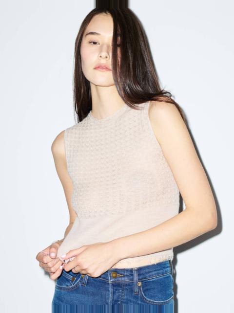 RE/DONE Ambyr Mock Neck - Pebble